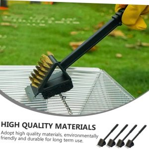 3in1 bbq grill cleaner with scraper