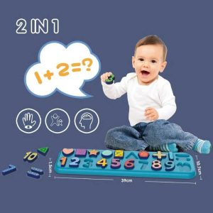 Wisdom Education Shape And Number Board