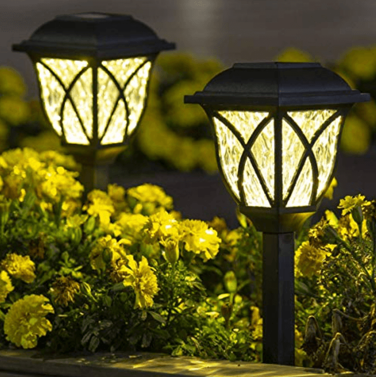 outdoor solar garden lights (6 pcs) outdoor solar garden lights (6 pcs)
