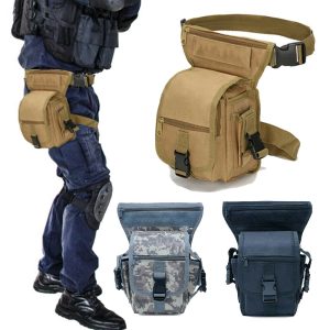 outdoor sports waist motorcycle tactical drop leg bag