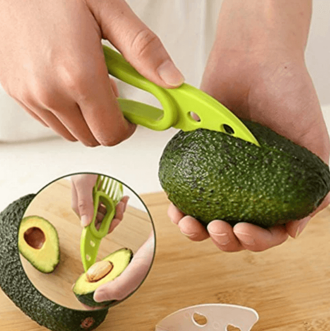3in1 avocado cutter slicer