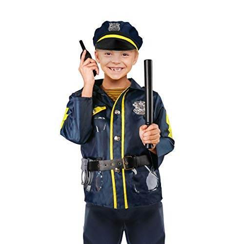 police officer costume for children (3 8 years)