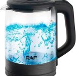 RAF 1.8L Electric Kettle – Transparent Glass Design, Fast Boil