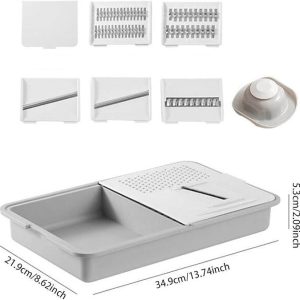 manual vegetable slicer drain basket