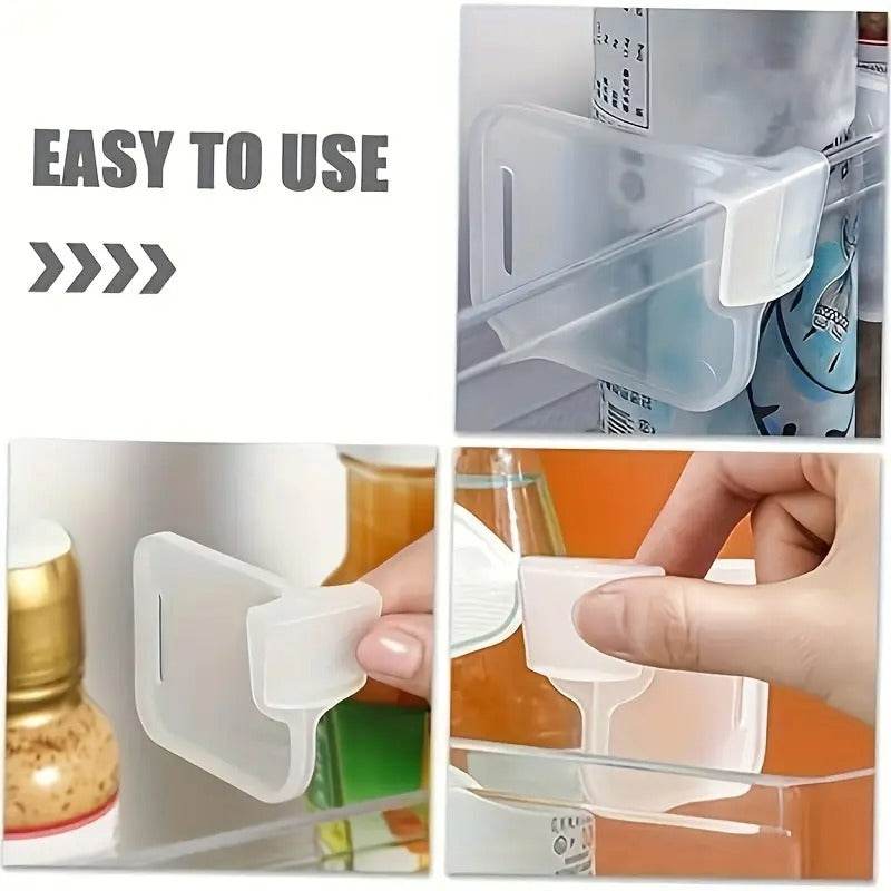 adjustable refrigerator space dividers (4 pcs)