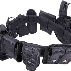 tactical military belt (10 pockets)