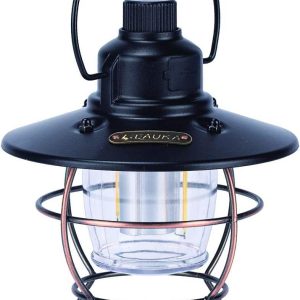 old style camping lamp