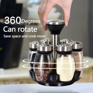 revolving spice carousel (6 pcs)
