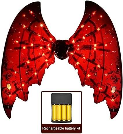 Electric Fairy Wings with LED Lights (Shadow Angel) - Image 4