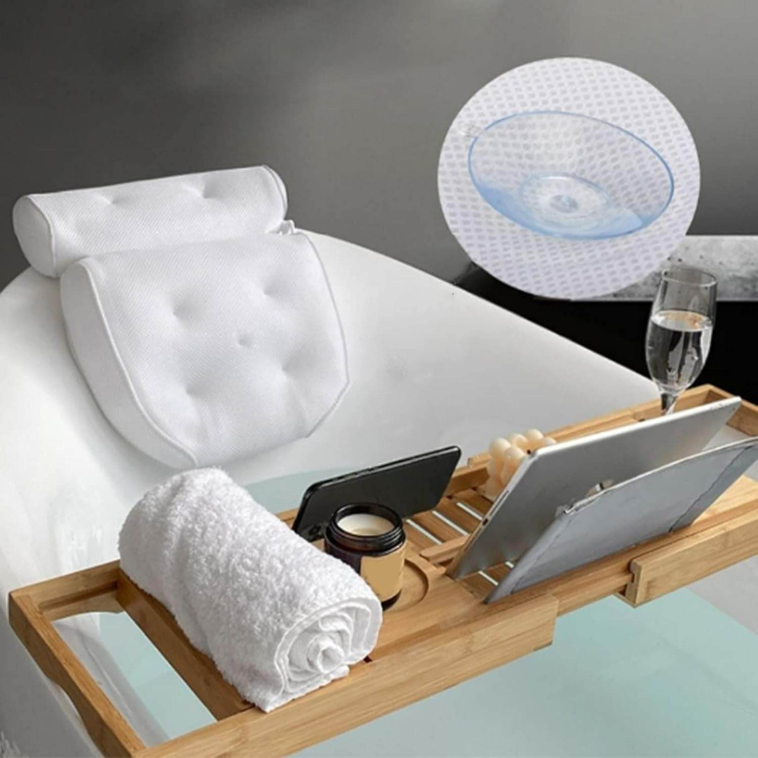 3d mesh soft bathtub pillow 3d mesh soft bathtub pillow