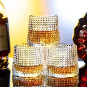 golden edged dancing glass set (150ml)(6 pcs)