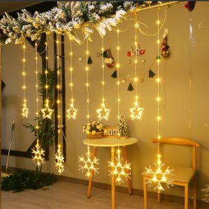 christmas feeling led decorations (snowflake)(3m)