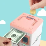 Fingerprint Electronic Piggy Bank – Secure ATM‑Style Savings Box for Kids