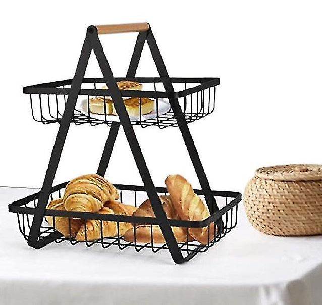 Metal Stack Rack (2 Tier) - Image 4