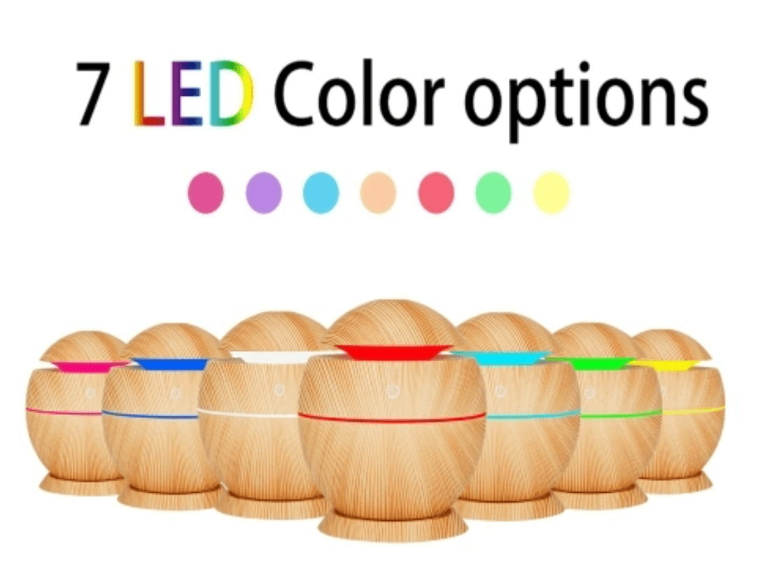 mini round led ultrasonic aroma humidifier (130ml) mini round led ultrasonic aroma humidifier (130ml)