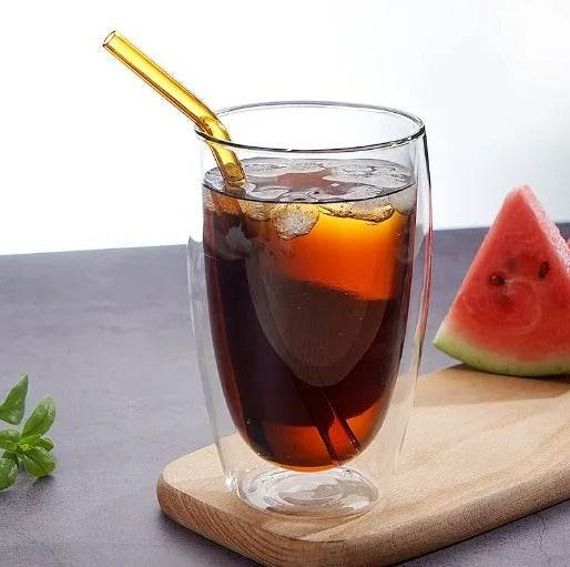 double walled glass cup (350ml)