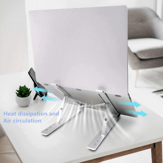 adjustable aluminium foldable notebook stand