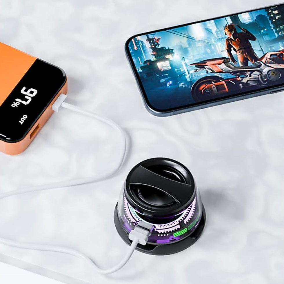 magnetic portable led speaker