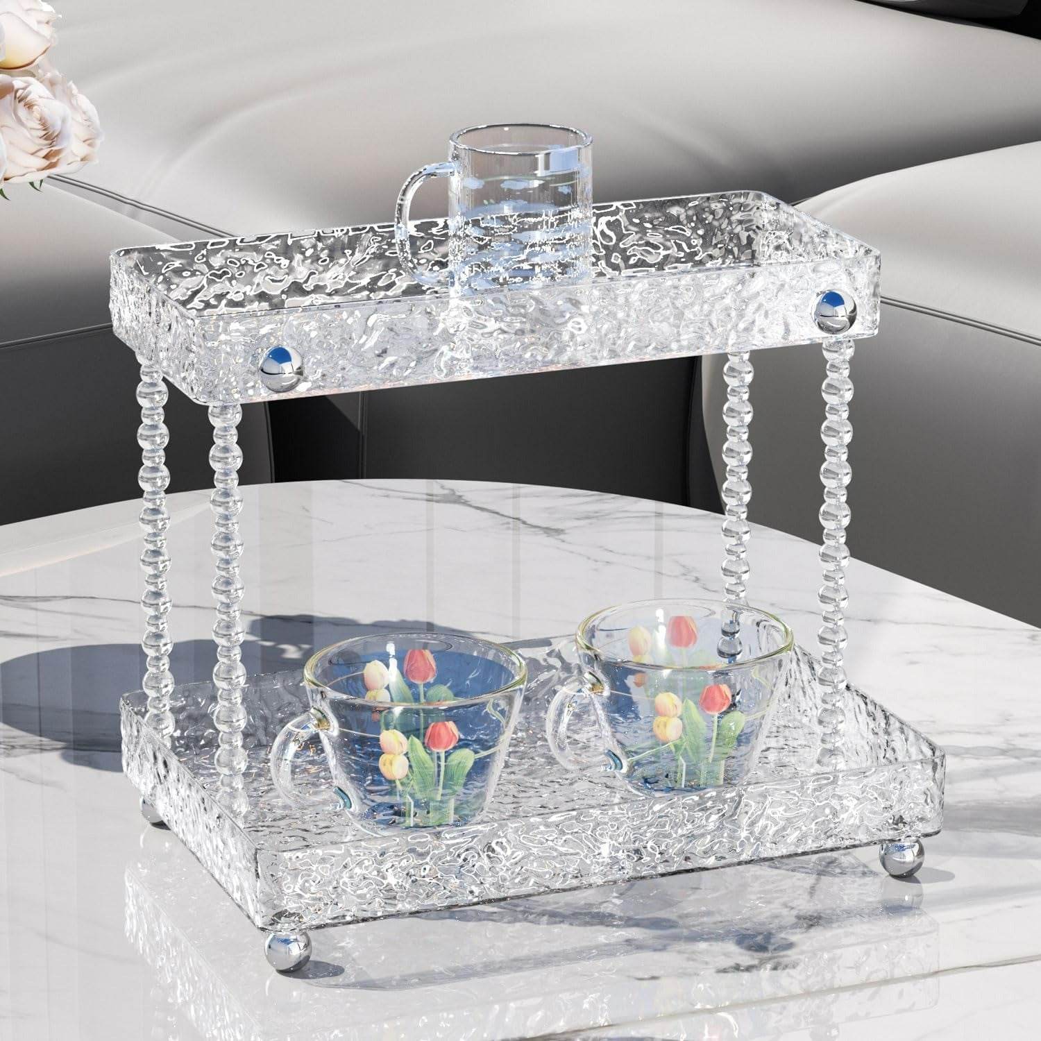 bathroom make up organiser (2 tier) bathroom make up organiser (2 tier)