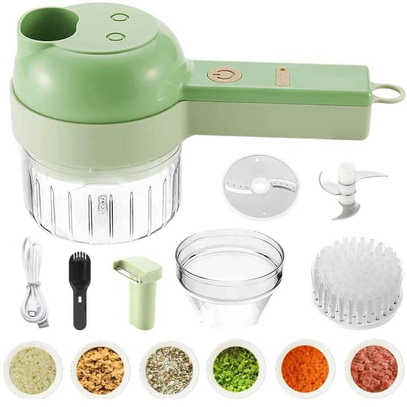 4in1 electric handheld vegetable cutter 4in1 electric handheld vegetable cutter