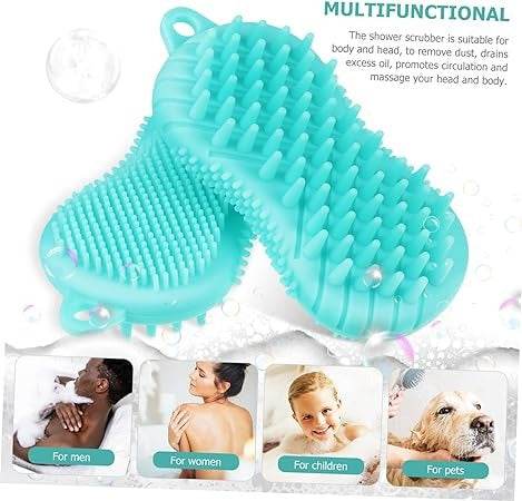 Silicone Shampoo and Body Massage Brush (Each) Silicone Shampoo and Body Massage Brush (Each) - Image 3