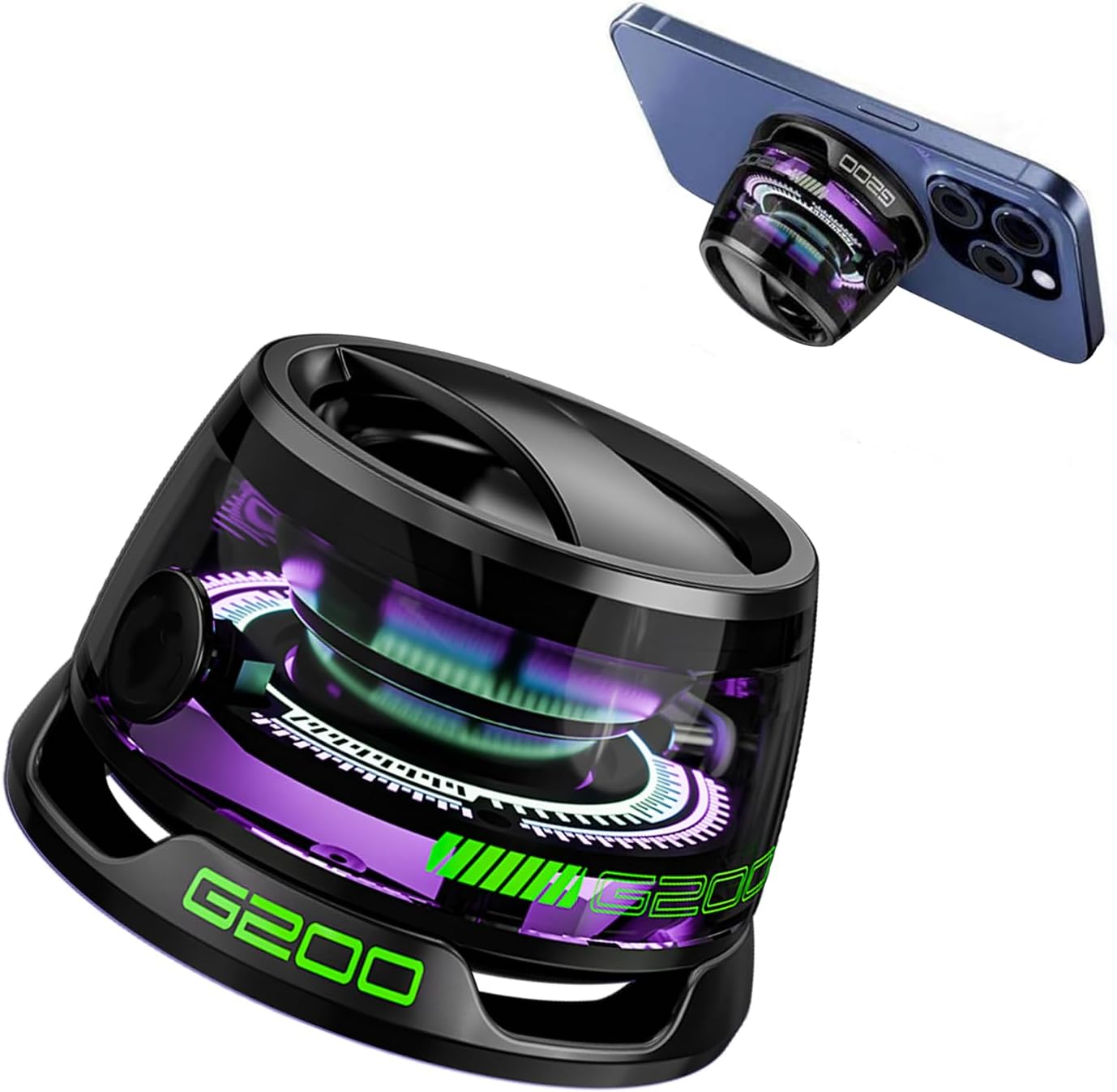 magnetic portable led speaker