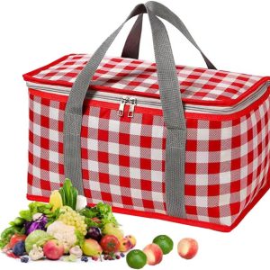 insulated reusable food picnic bag