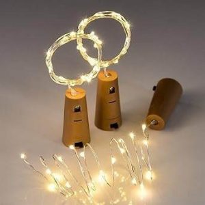 wine bottle stopper light (20l)(2m)(yellow)