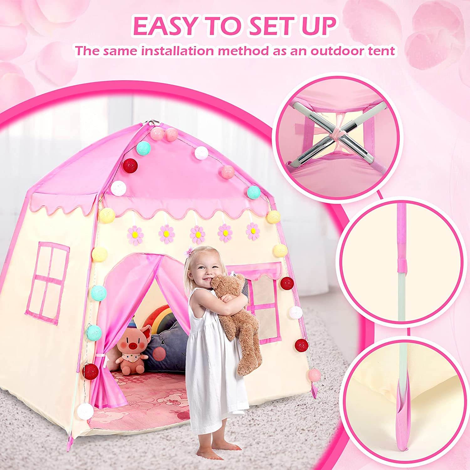 tent for girls and boys