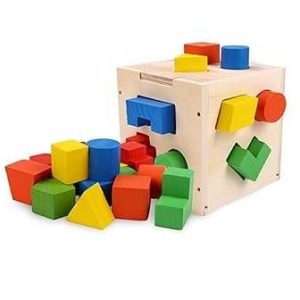 wooden shape box (15 hole)