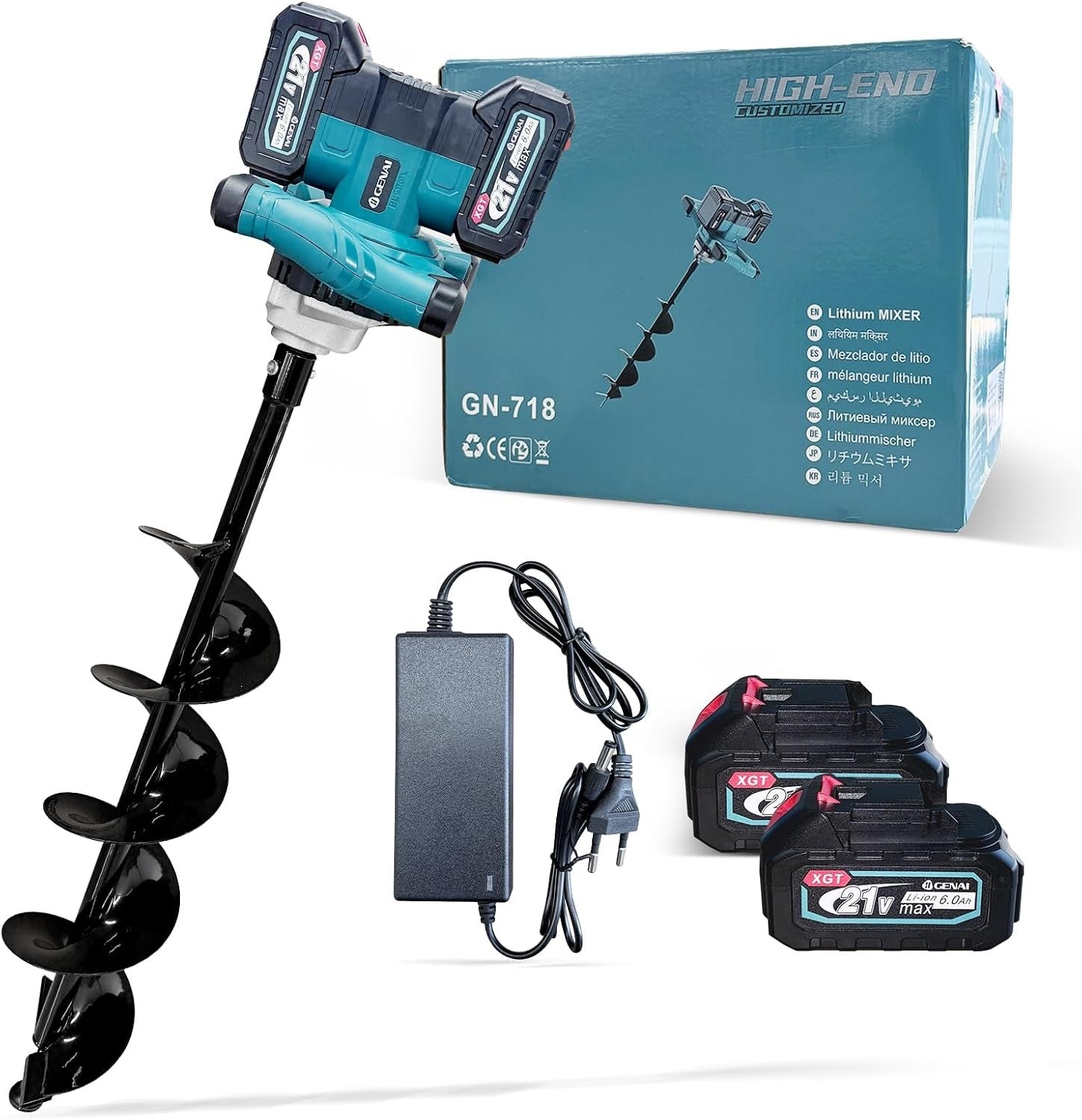 electric earth auger drill 600 1800w with helicoidal bit electric earth auger drill 600 1800w with helicoidal bit