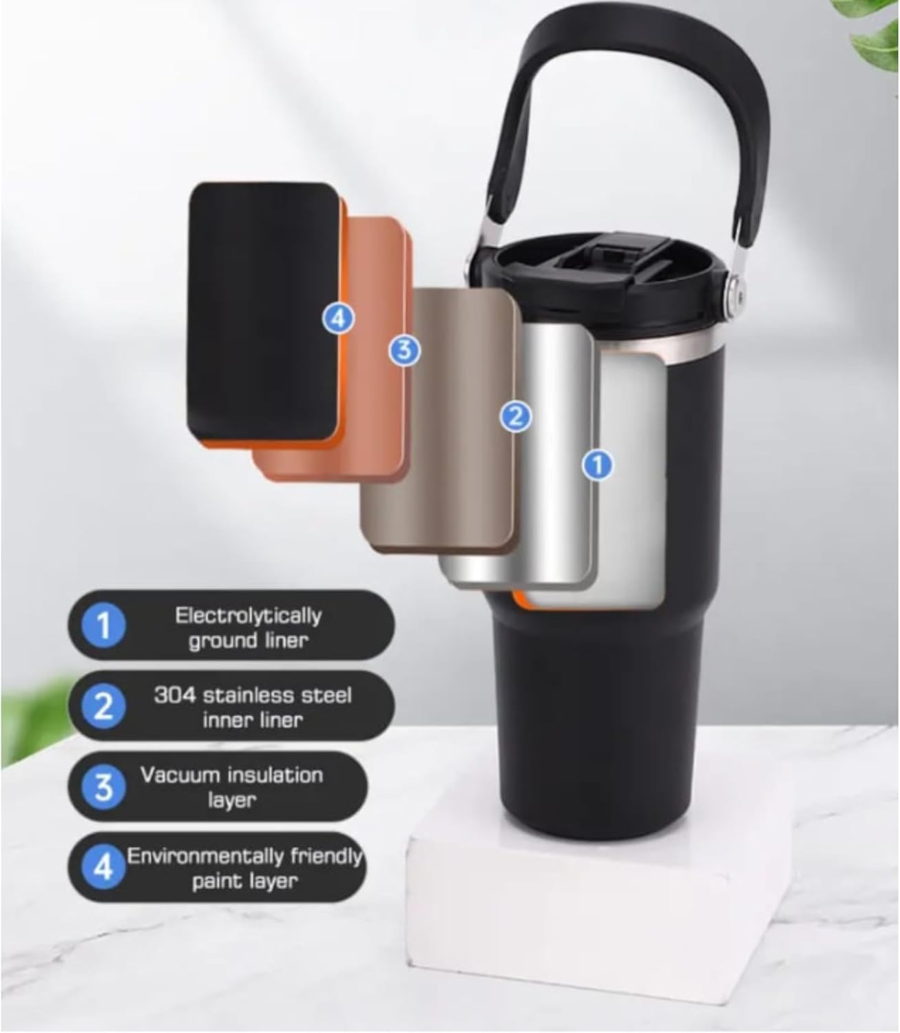large insulated travel tumbler (1200ml) large insulated travel tumbler (1200ml)