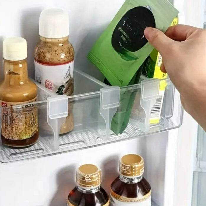 adjustable refrigerator space dividers (4 pcs)