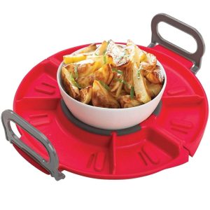folding microwave tray