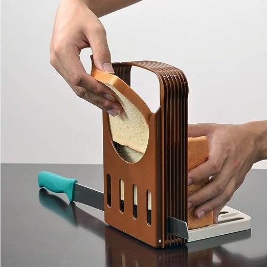 adjustable bread loaf cutting guide