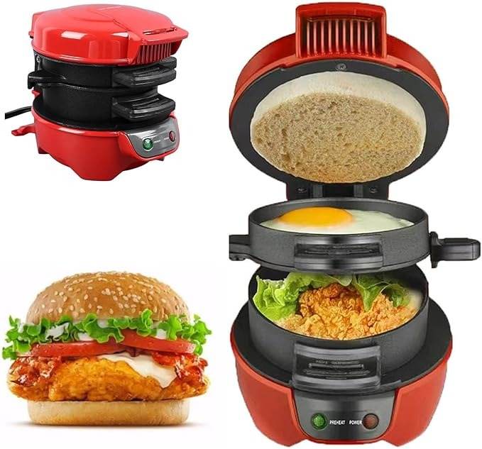 2in1 burger and sandwich maker