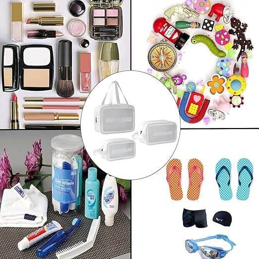 cosmetic bag set (3 pcs)