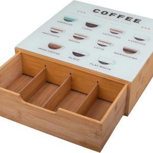 wooden coffee storage box