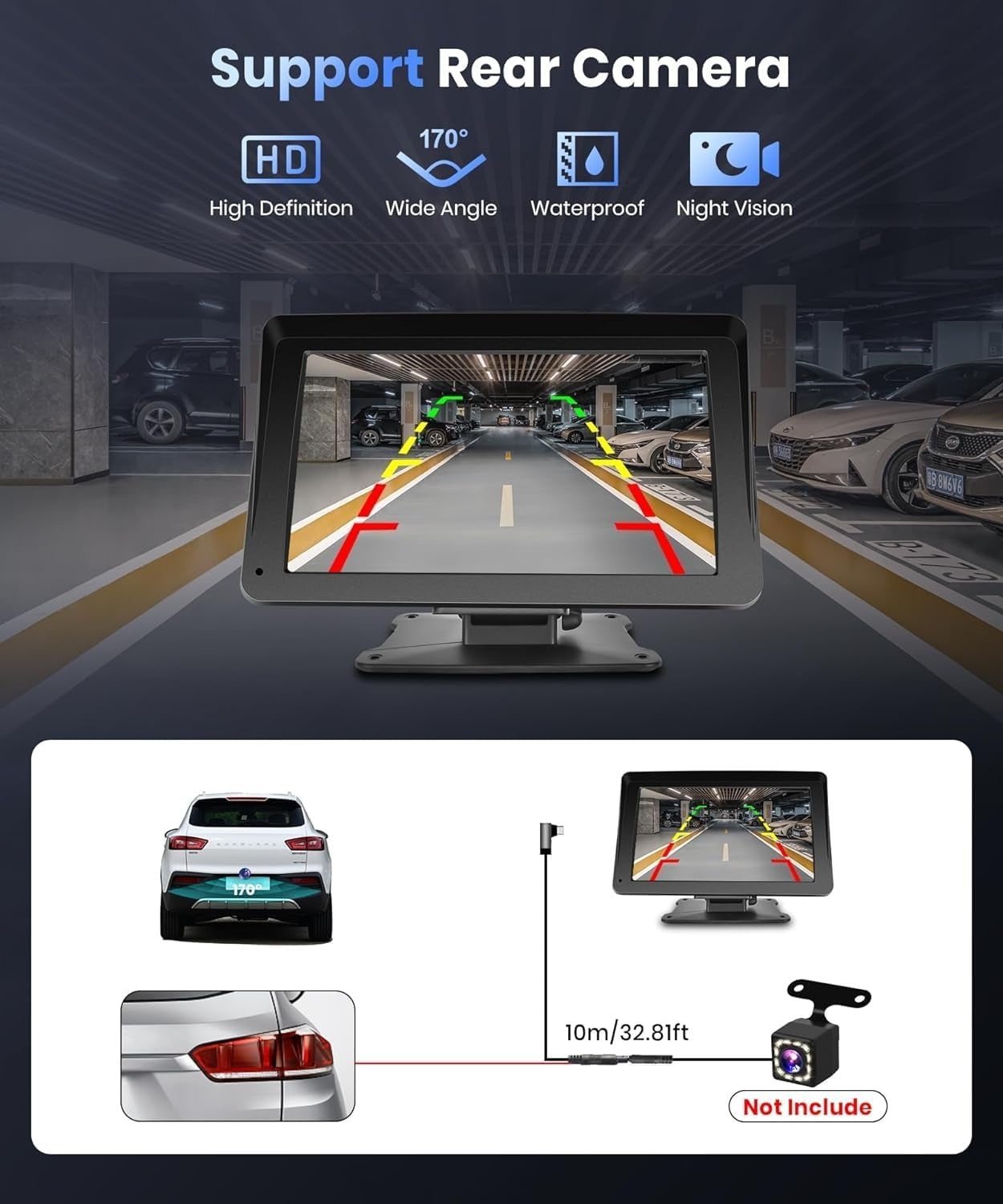7 inch carplay dashboard display with phone mount 7 inch carplay dashboard display with phone mount