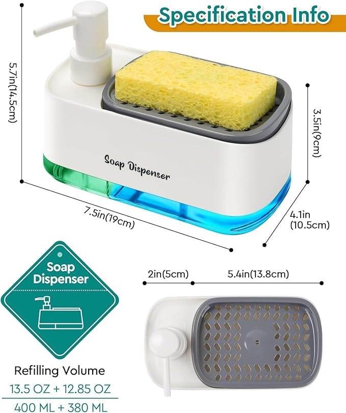 dual pump kitchen sink soap dispenser dual pump kitchen sink soap dispenser