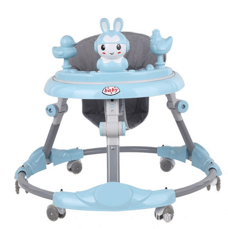 2in1 adjustable baby walker with music