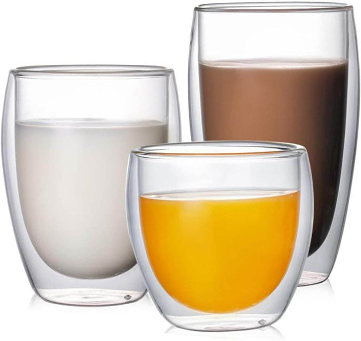 double walled glass cup (350ml)