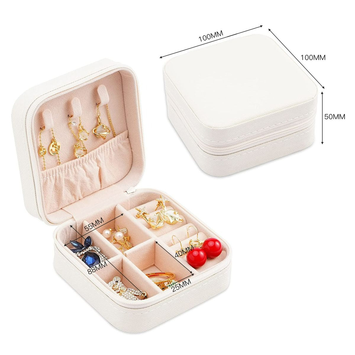 travel jewellery organiser storage case