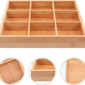 universal wooden organiser (9 compartment)