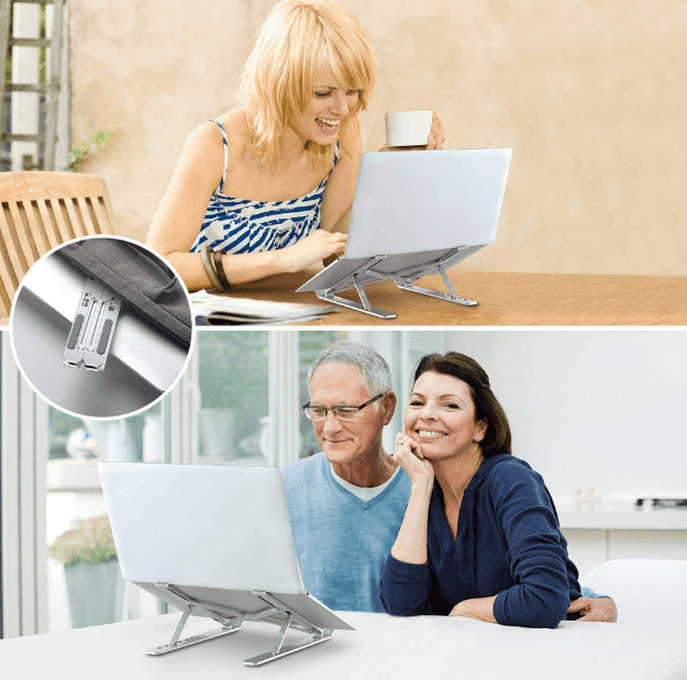 adjustable aluminium foldable notebook stand