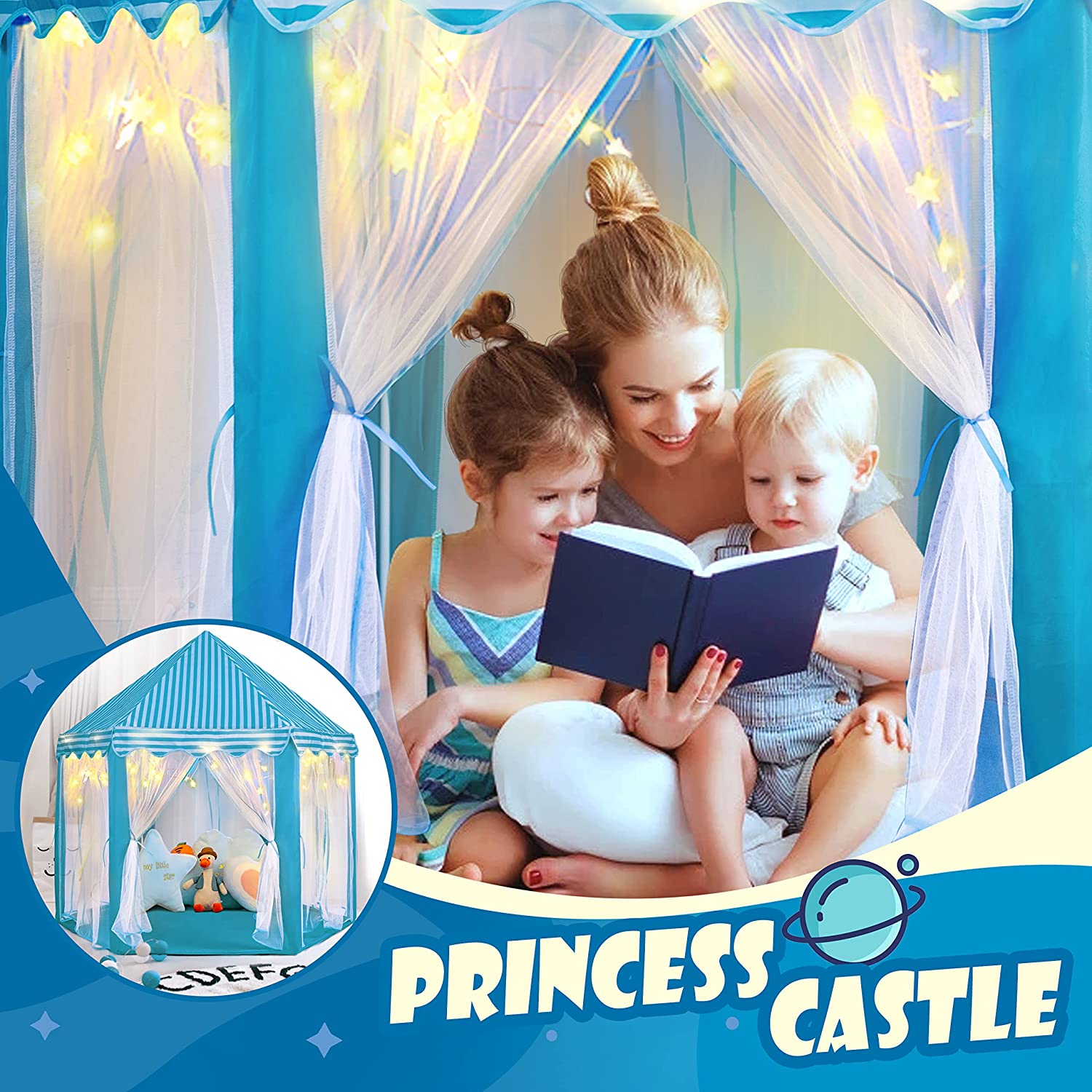 castle tent for girls and boys