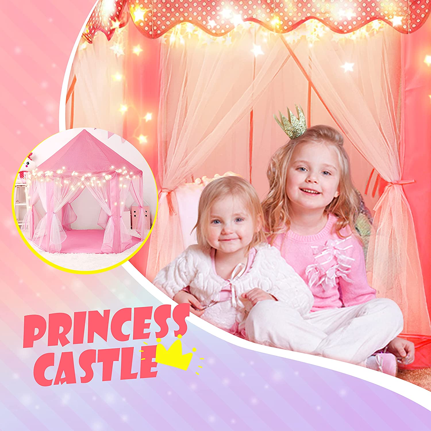 castle tent for girls and boys