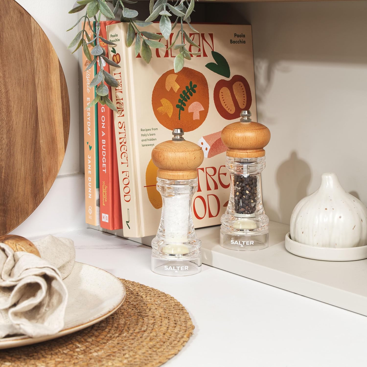 premium acrylic wood seasoning mill grinder (each)