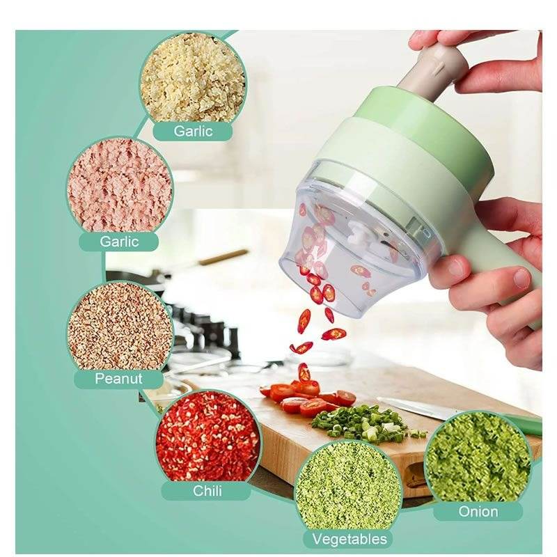 4in1 electric handheld vegetable cutter 4in1 electric handheld vegetable cutter