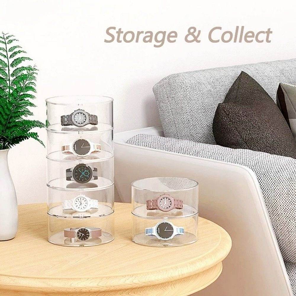 Rotating Acrylic Jewellery Storage Box (5 Tier) - Image 4